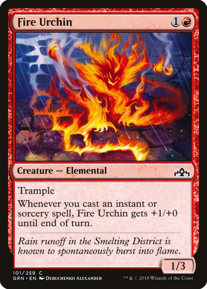 Fire Urchin [Guilds of Ravnica] Foil