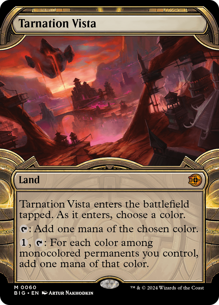 Tarnation Vista (Showcase) [Outlaws of Thunder Junction: The Big Score] Foil