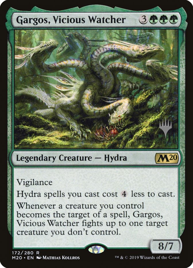Gargos, Vicious Watcher (Promo Pack) [Core Set 2020 Promos] Foil
