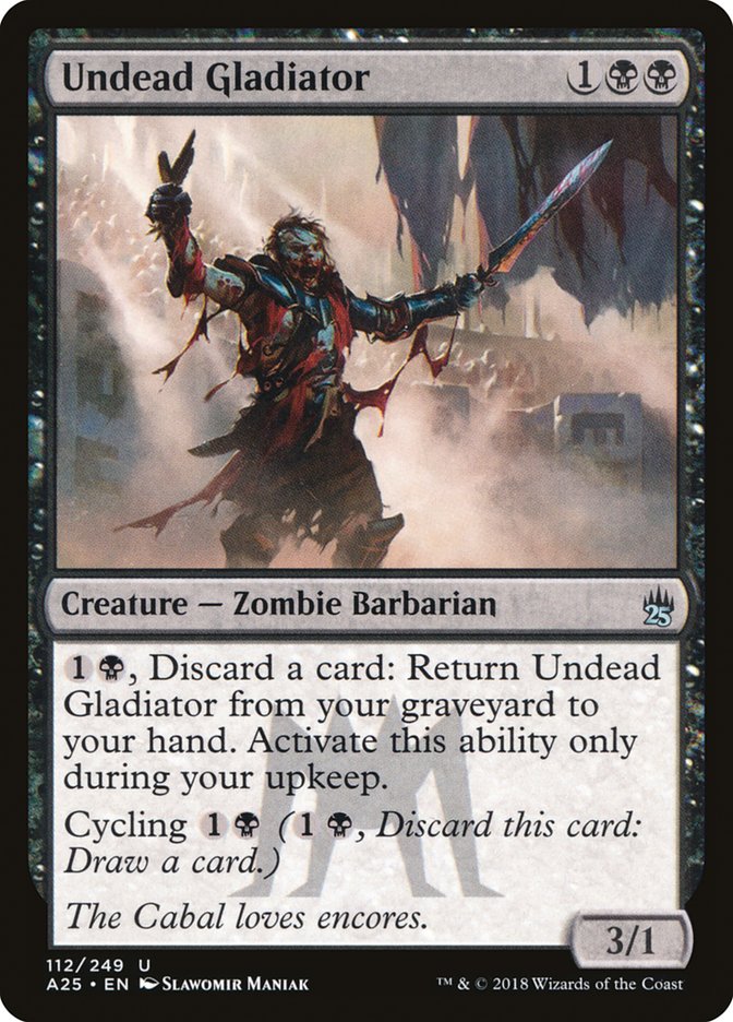 Undead Gladiator [Masters 25] Foil