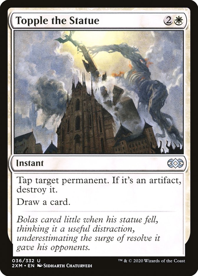 Topple the Statue [Double Masters] Foil
