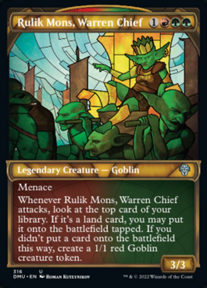 Rulik Mons, Warren Chief (Showcase) [Dominaria United] Foil