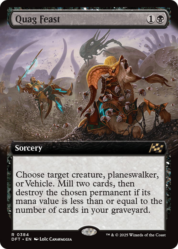 Quag Feast (Extended Art) [Aetherdrift] Foil