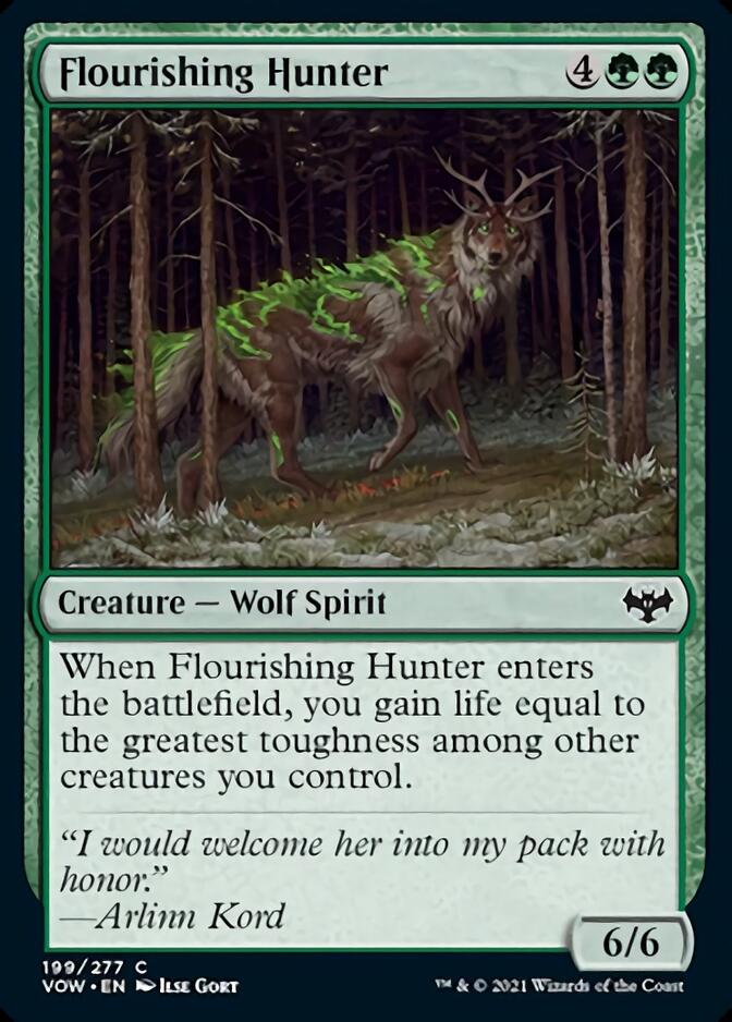 Flourishing Hunter [Innistrad: Crimson Vow] Foil
