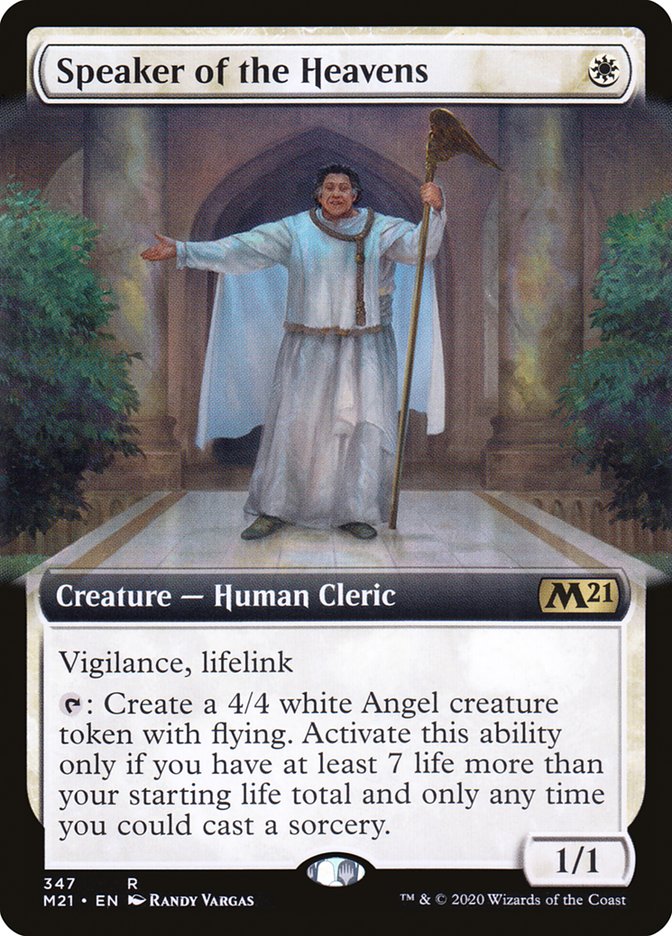 Speaker of the Heavens (Extended Art) [Core Set 2021] Foil