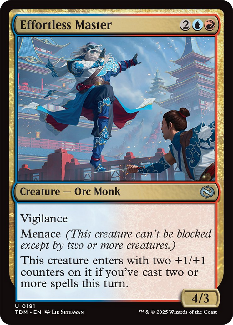 Effortless Master [Tarkir: Dragonstorm] Foil