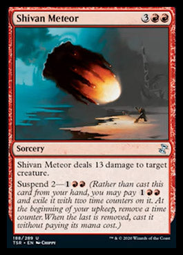 Shivan Meteor [Time Spiral Remastered] Foil