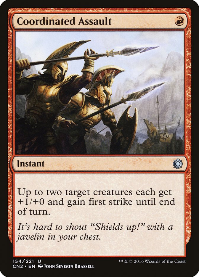 Coordinated Assault [Conspiracy: Take the Crown] Foil