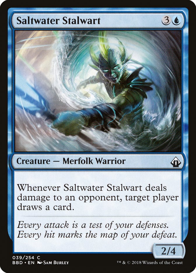 Saltwater Stalwart [Battlebond] Foil
