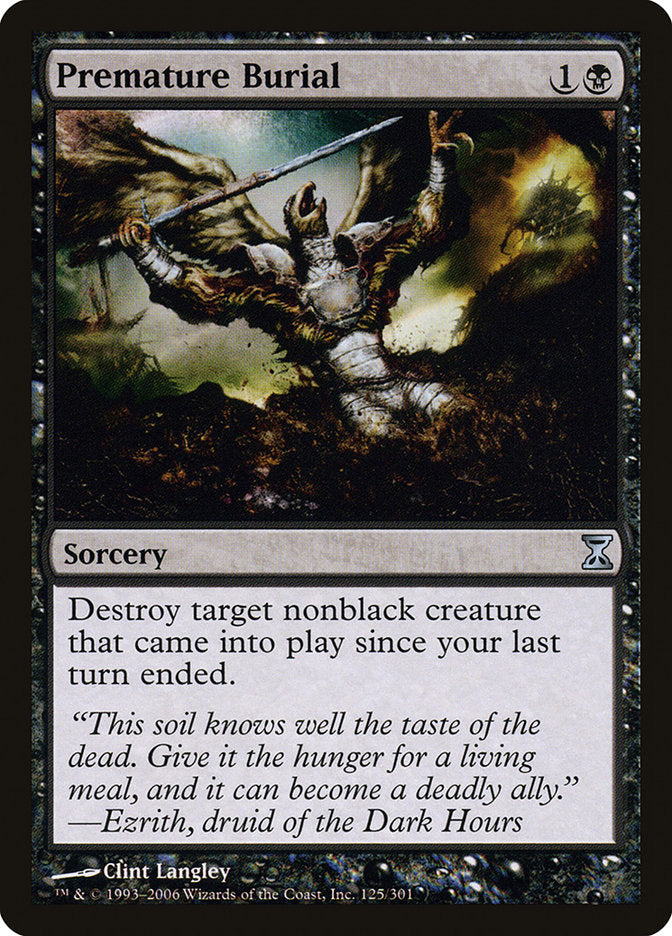 Premature Burial [Time Spiral] Foil
