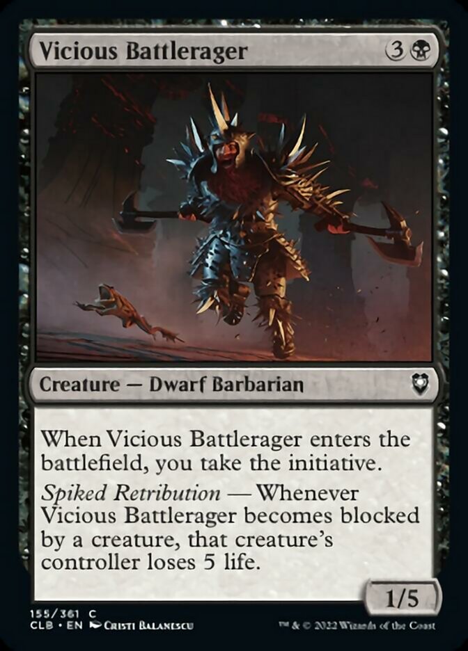 Vicious Battlerager [Commander Legends: Battle for Baldur's Gate] Foil