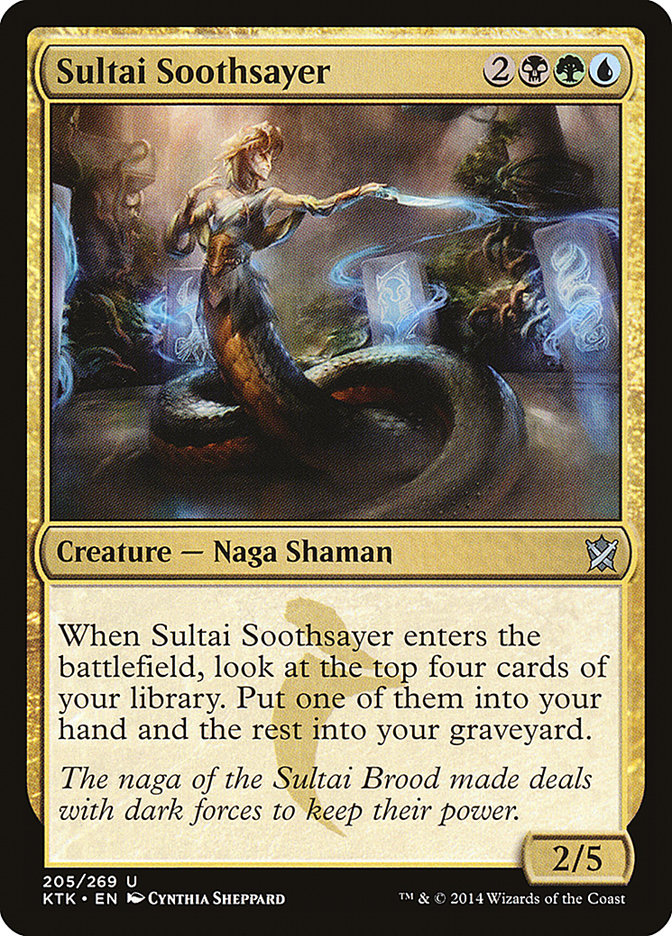 Sultai Soothsayer [Khans of Tarkir] Foil