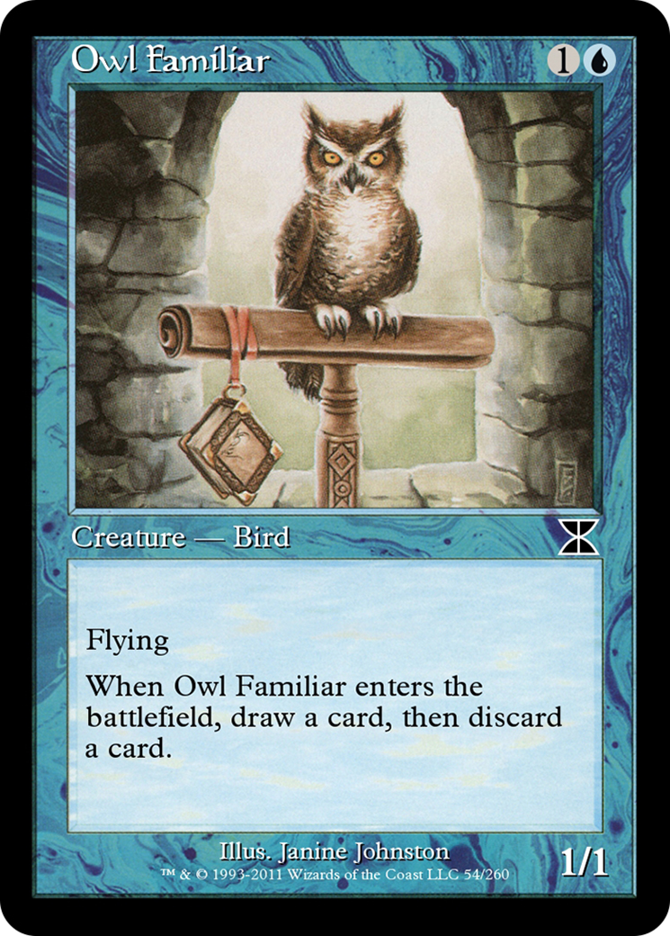 Owl Familiar  [Masters Edition IV] Foil
