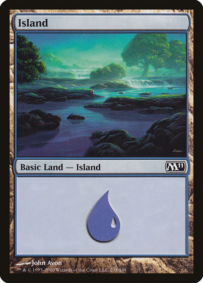 Island (235) [Magic 2011] Foil