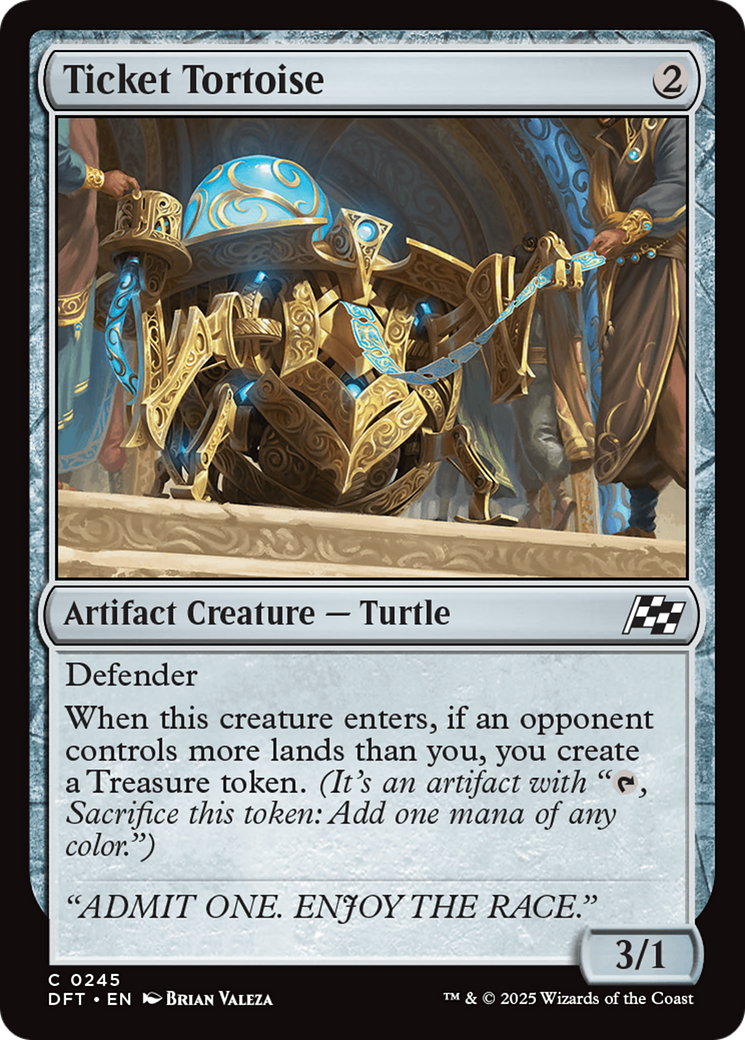 Ticket Tortoise [Aetherdrift] Foil