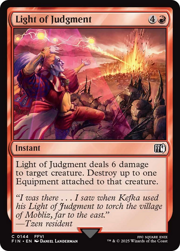 Light of Judgment [FINAL FANTASY] Foil