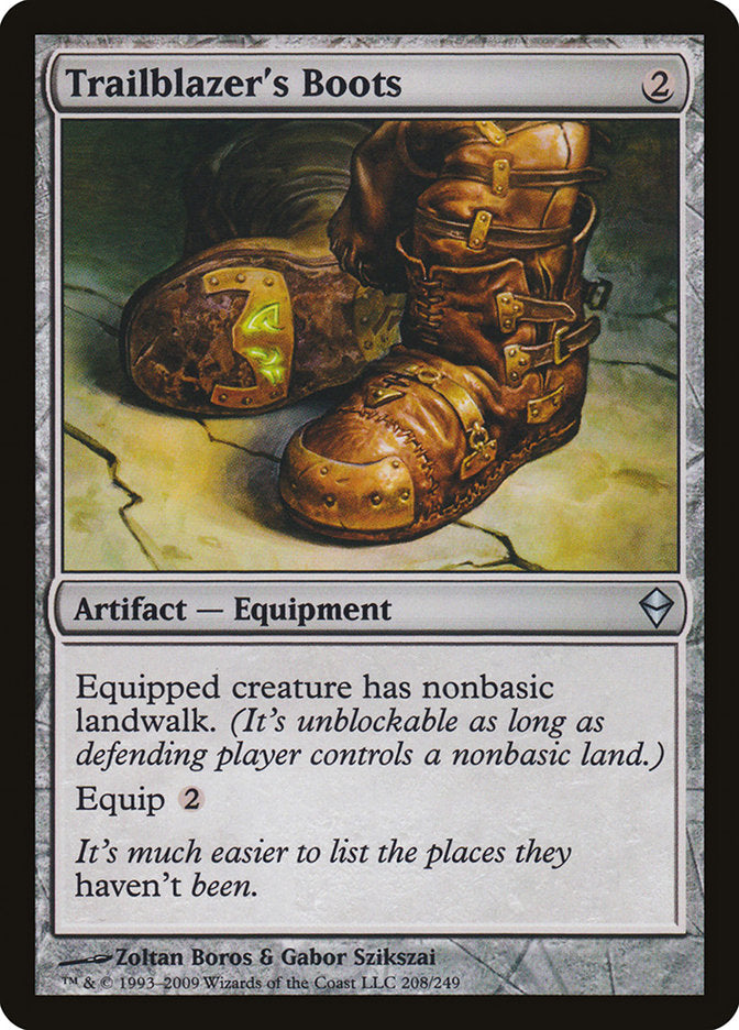 Trailblazer's Boots [Zendikar] Foil