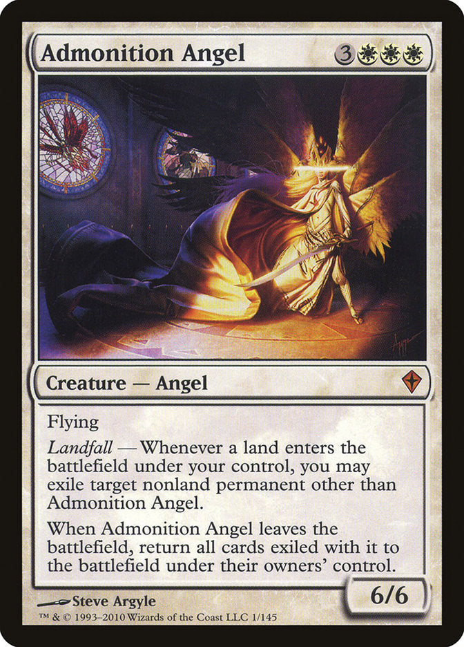 Admonition Angel [Worldwake] Foil