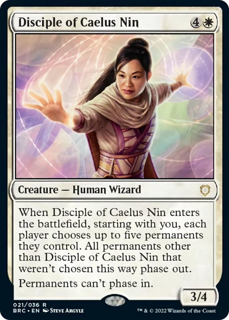 Disciple of Caelus Nin [The Brothers' War Commander] Foil