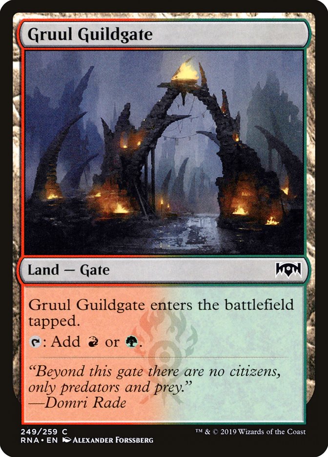 Gruul Guildgate (249/259) [Ravnica Allegiance] Foil