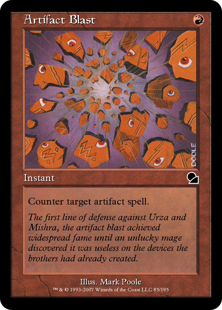 Artifact Blast  [Masters Edition] Foil