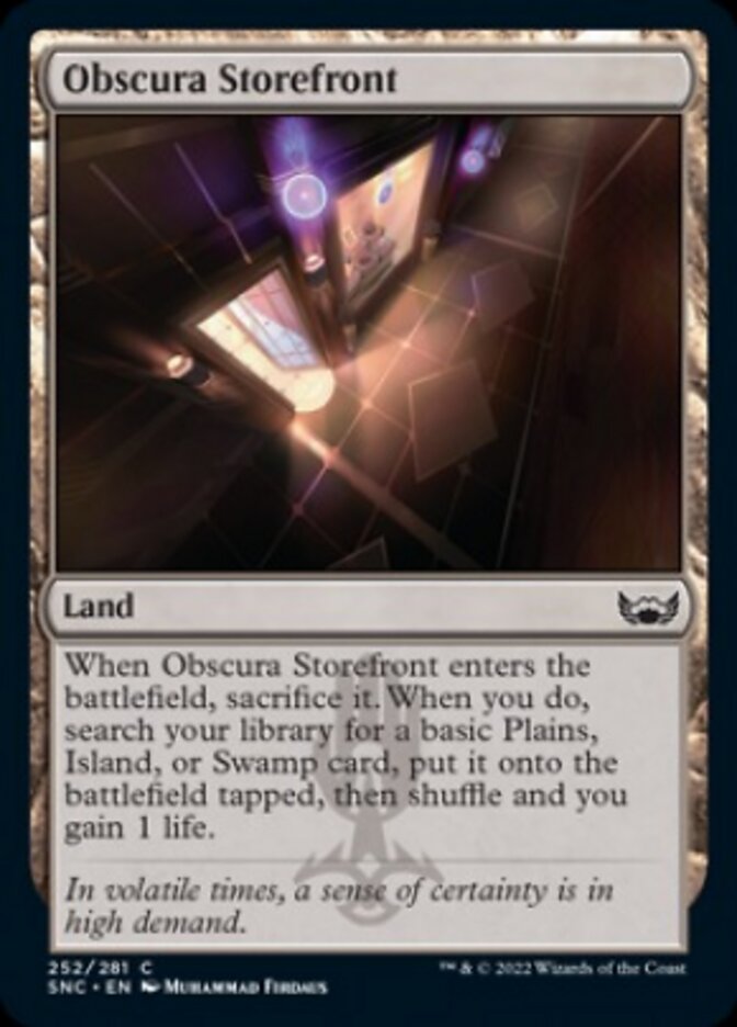Obscura Storefront [Streets of New Capenna] Foil