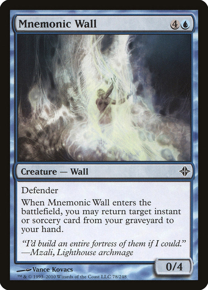 Mnemonic Wall [Rise of the Eldrazi] Foil