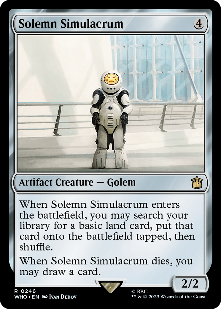 Solemn Simulacrum [Doctor Who] Foil