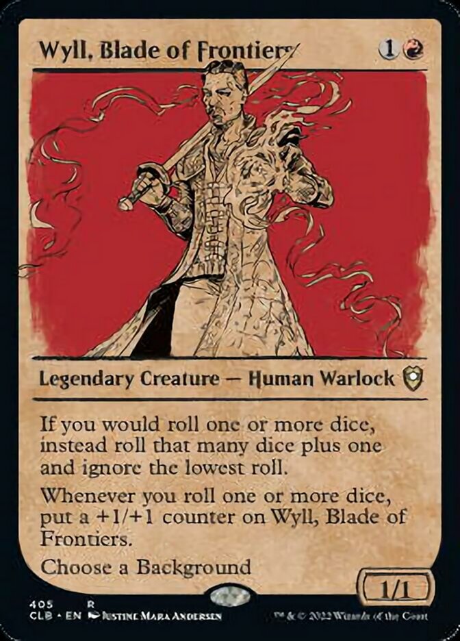 Wyll, Blade of Frontiers (Showcase) [Commander Legends: Battle for Baldur's Gate] Foil