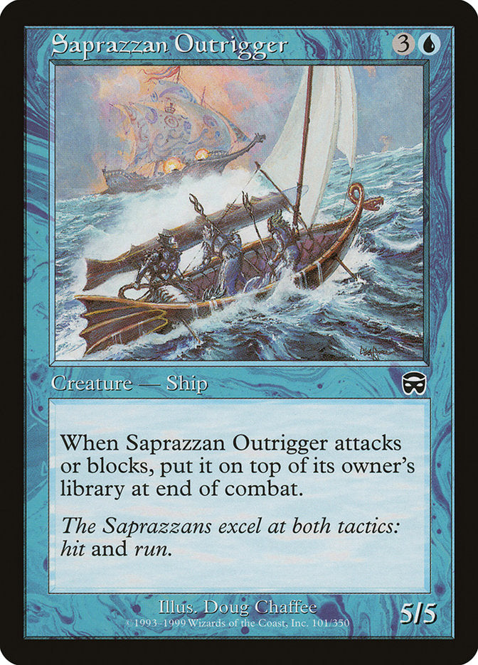 Saprazzan Outrigger [Mercadian Masques] Foil