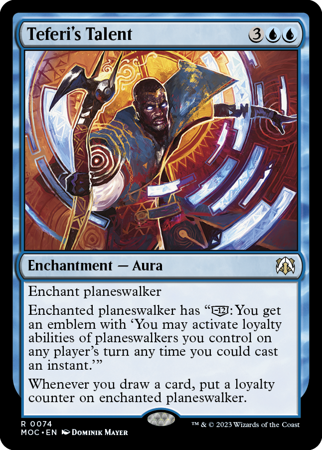 Teferi's Talent [March of the Machine Commander] Foil