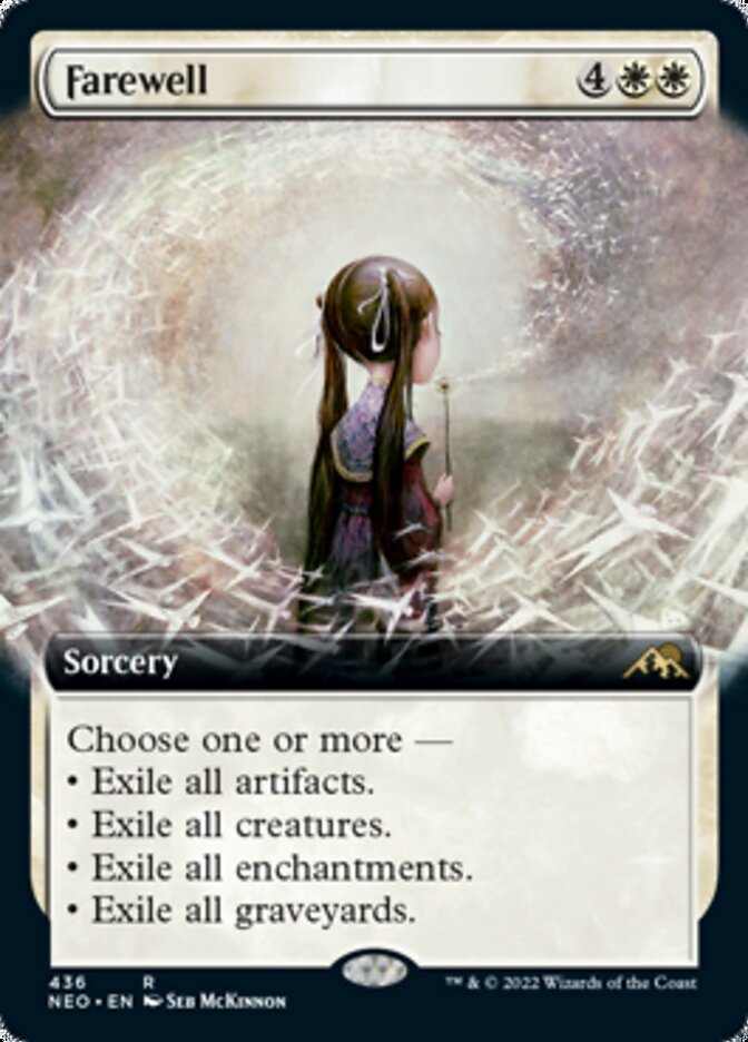 Farewell (Extended Art) [Kamigawa: Neon Dynasty] Foil