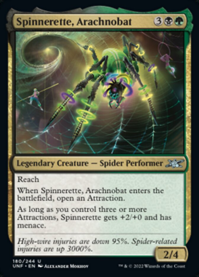 Spinnerette, Arachnobat [Unfinity] Foil