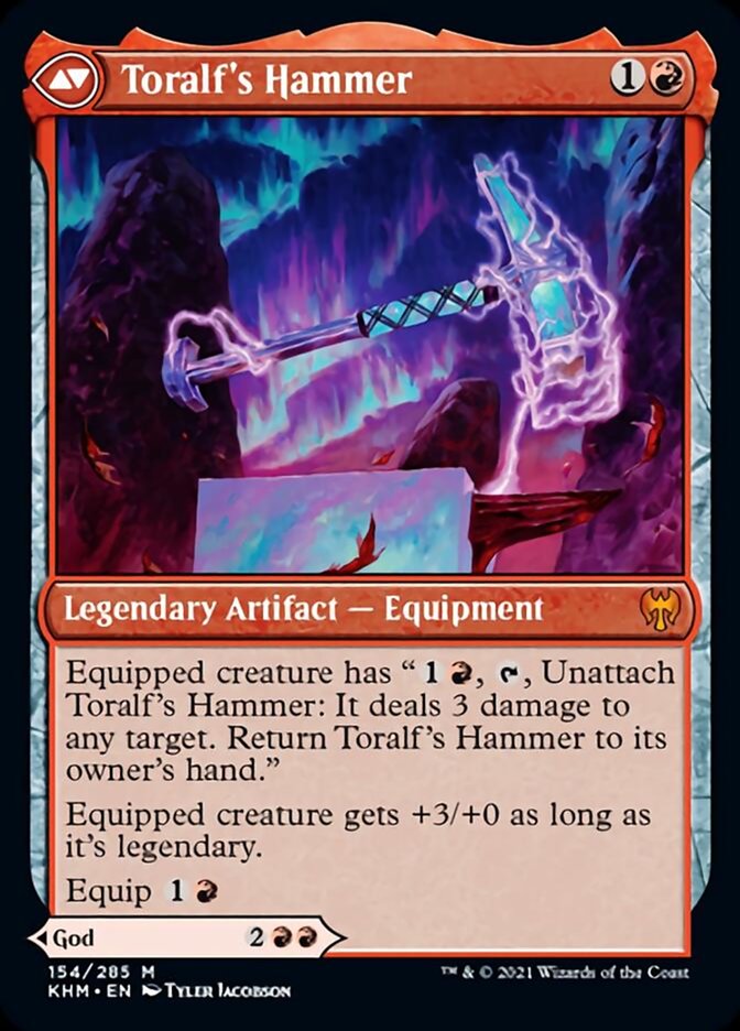 Toralf, God of Fury // Toralf's Hammer [Kaldheim] Foil