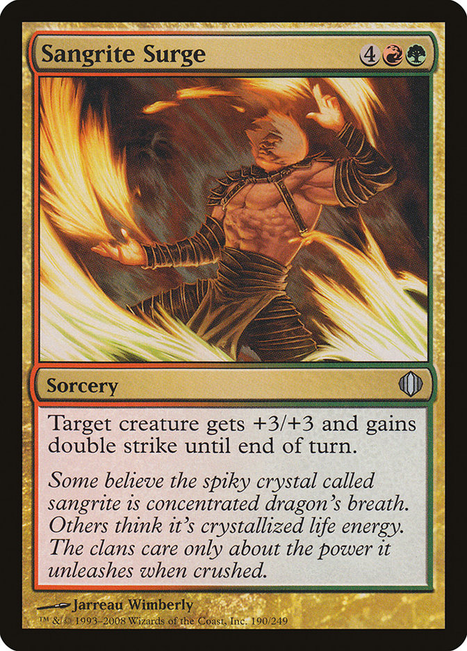 Sangrite Surge [Shards of Alara] Foil