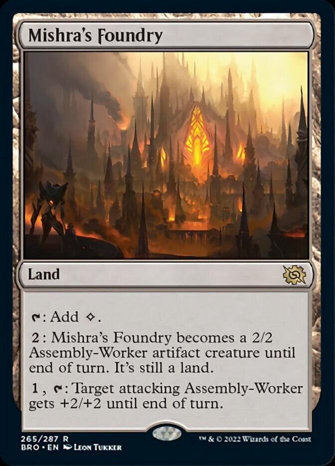 Mishra's Foundry [The Brothers' War] Foil