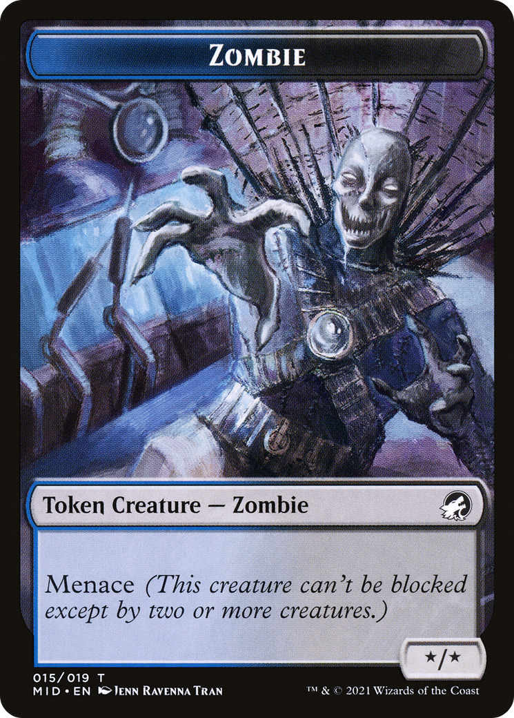 Zombie  [Innistrad: Midnight Hunt Tokens] Foil