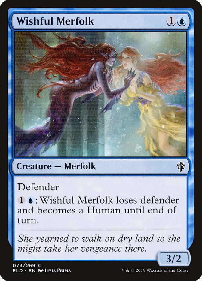 Wishful Merfolk [Throne of Eldraine] Foil
