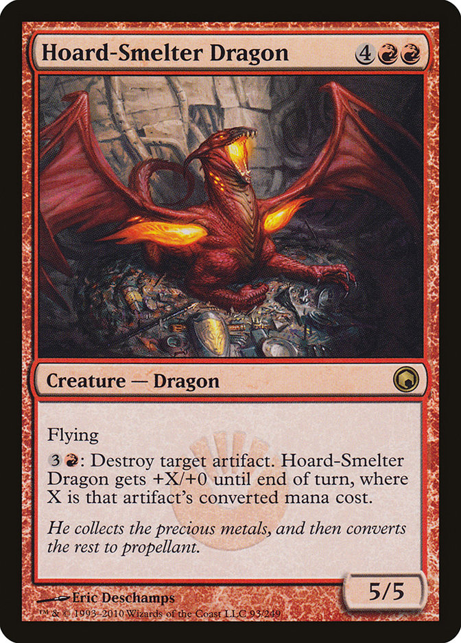 Hoard-Smelter Dragon [Scars of Mirrodin] Foil