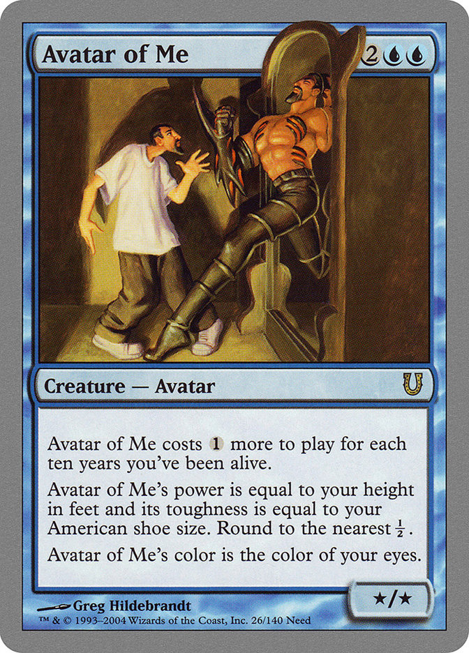Avatar of Me [Unhinged] Foil