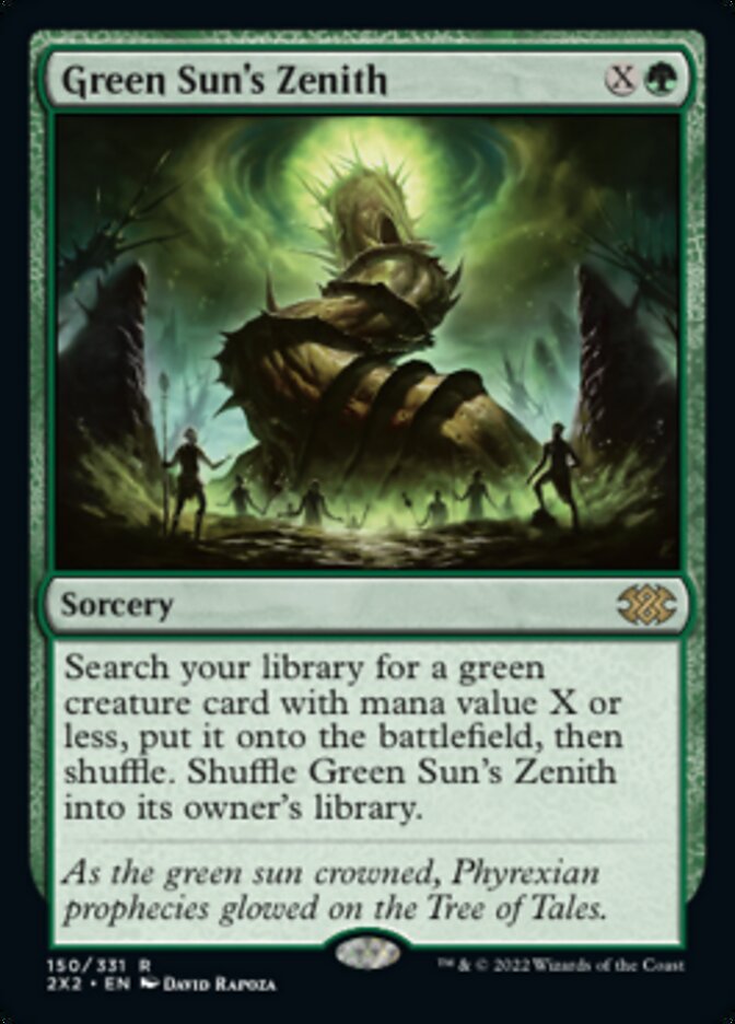 Green Sun's Zenith [Double Masters 2022] Foil