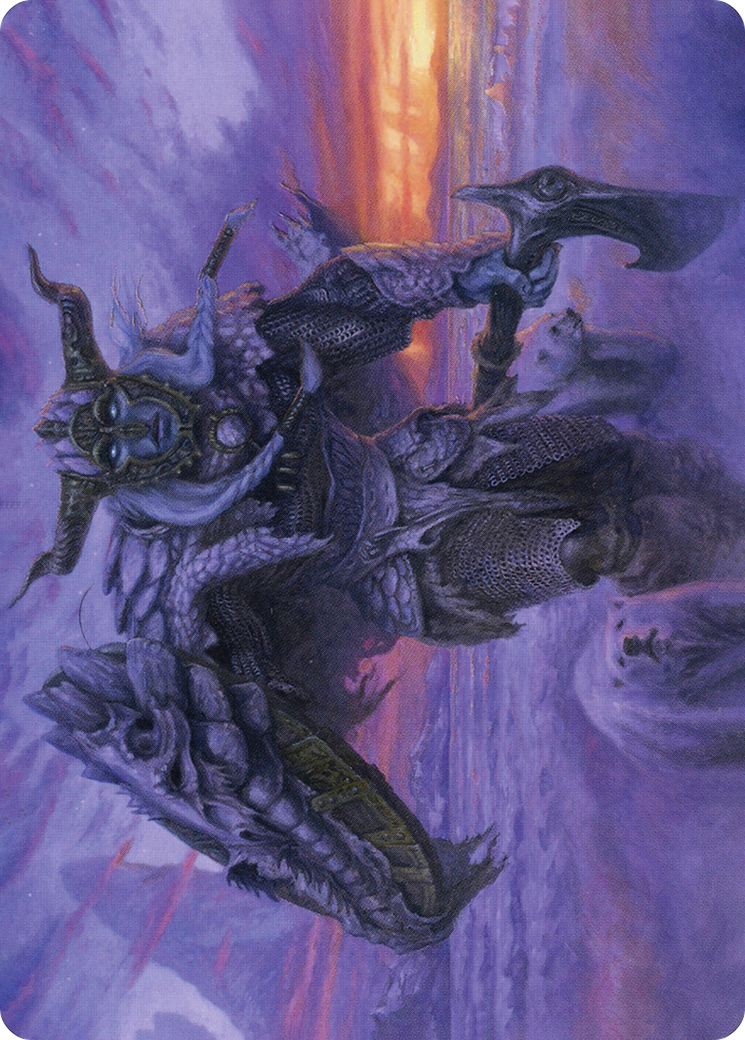 Rimeshield Frost Giant // Frost Giant  [Adventures in the Forgotten Realms Art Series] (Borderless) Foil