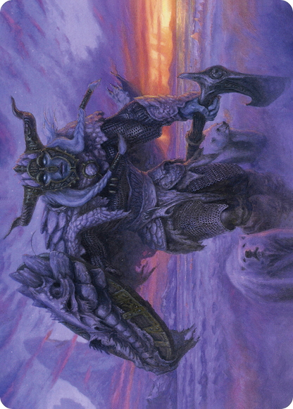 Rimeshield Frost Giant // Frost Giant  [Adventures in the Forgotten Realms Art Series] (Borderless) Foil
