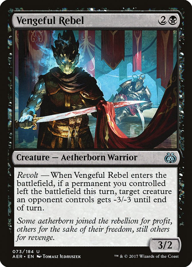 Vengeful Rebel [Aether Revolt] Foil