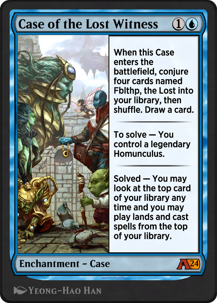 Case of the Lost Witness  [Alchemy: Murders at Karlov Manor ]