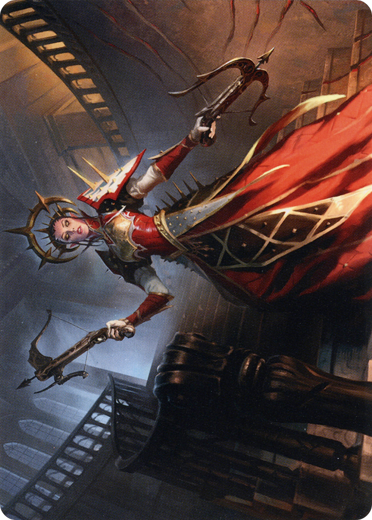 Bloodthirsty Adversary // Bloodthirsty Adversary  [Midnight Hunt Art Series] (Borderless) Foil