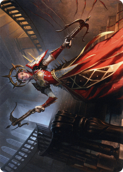 Bloodthirsty Adversary // Bloodthirsty Adversary  [Midnight Hunt Art Series] (Borderless) Foil