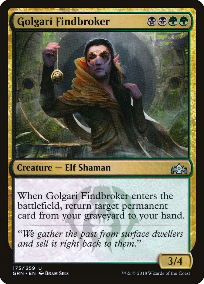 Golgari Findbroker [Guilds of Ravnica] Foil