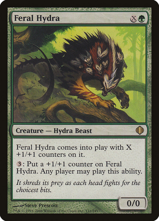 Feral Hydra [Shards of Alara] Foil
