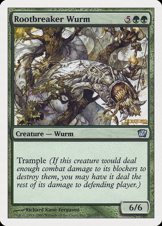 Rootbreaker Wurm [Ninth Edition] Foil